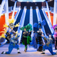 A Venetian-themed masquerade for organized by PayPal's San Jose corporate headquarters.